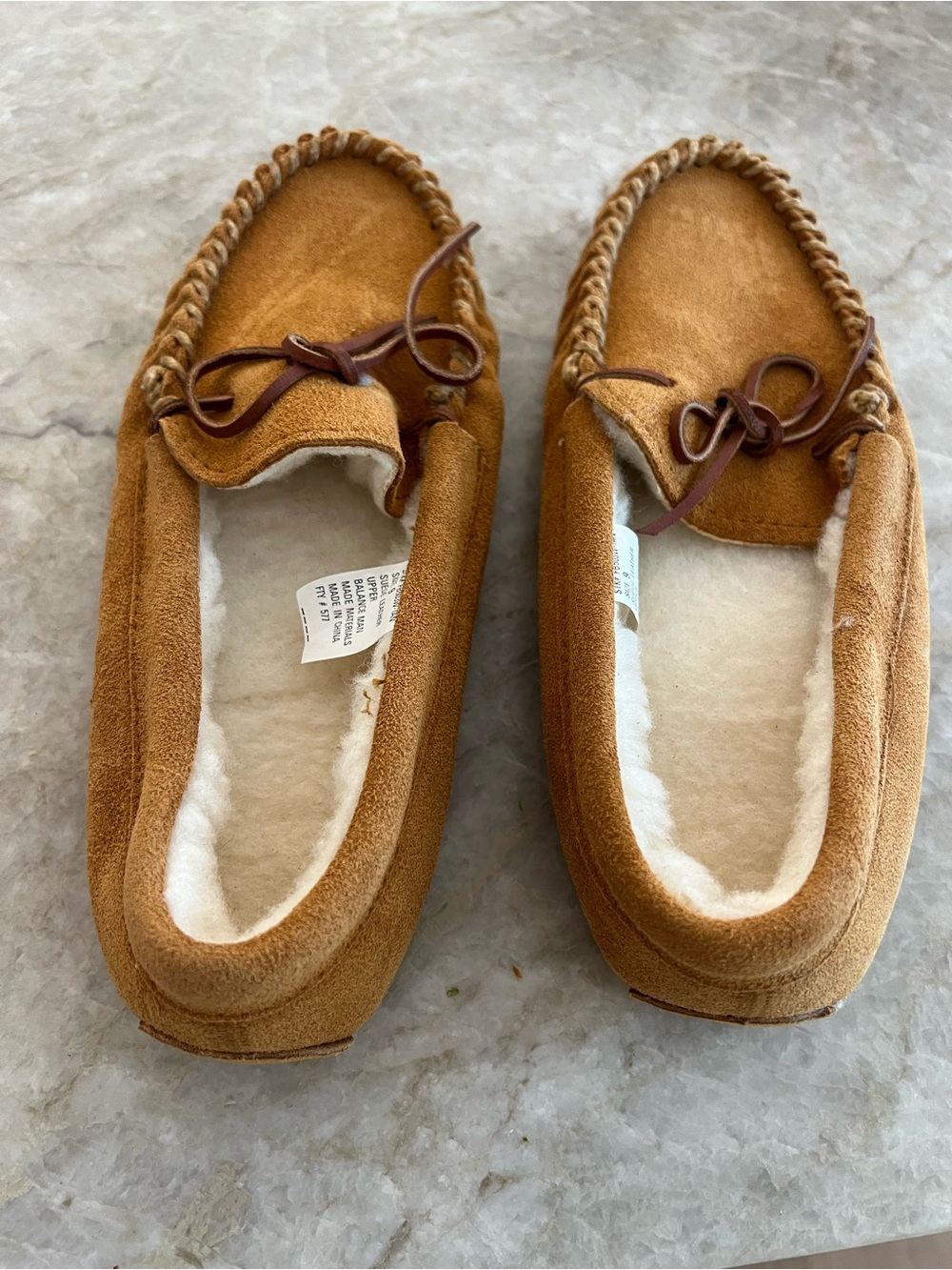 Women's Suede Moccasin Slipper - New
